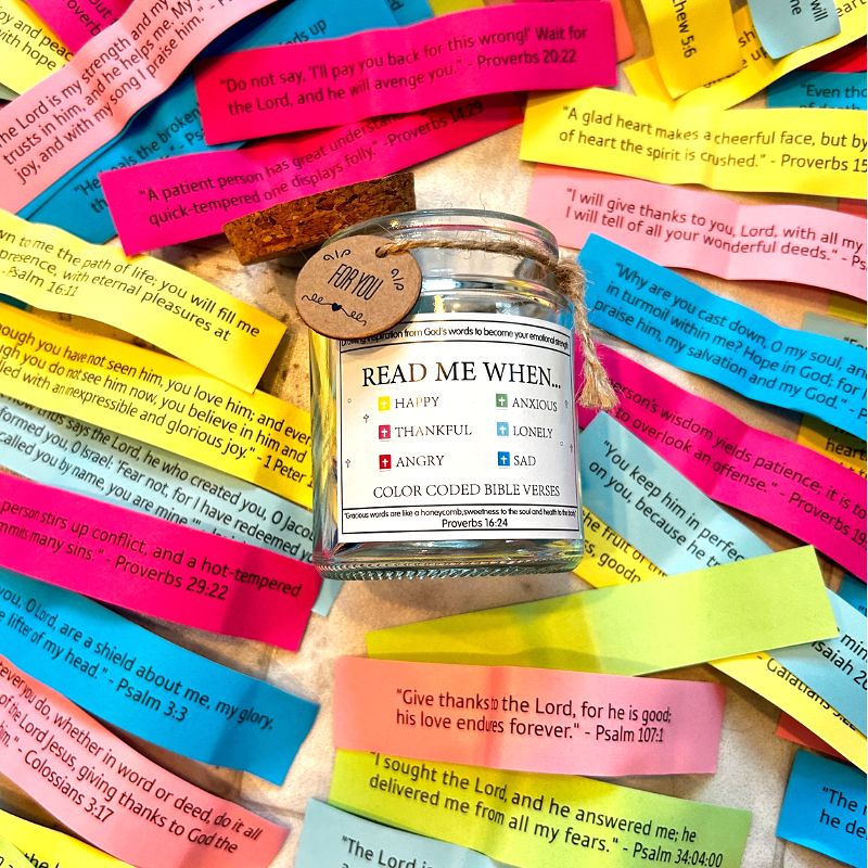 Bible verse jar