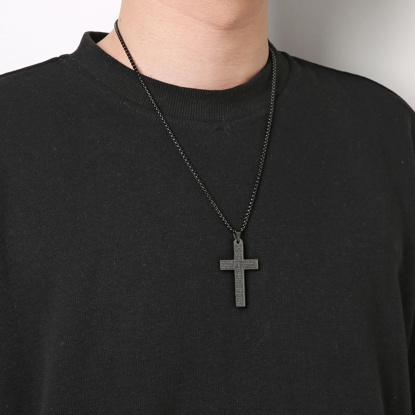 Scripture Cross Necklace