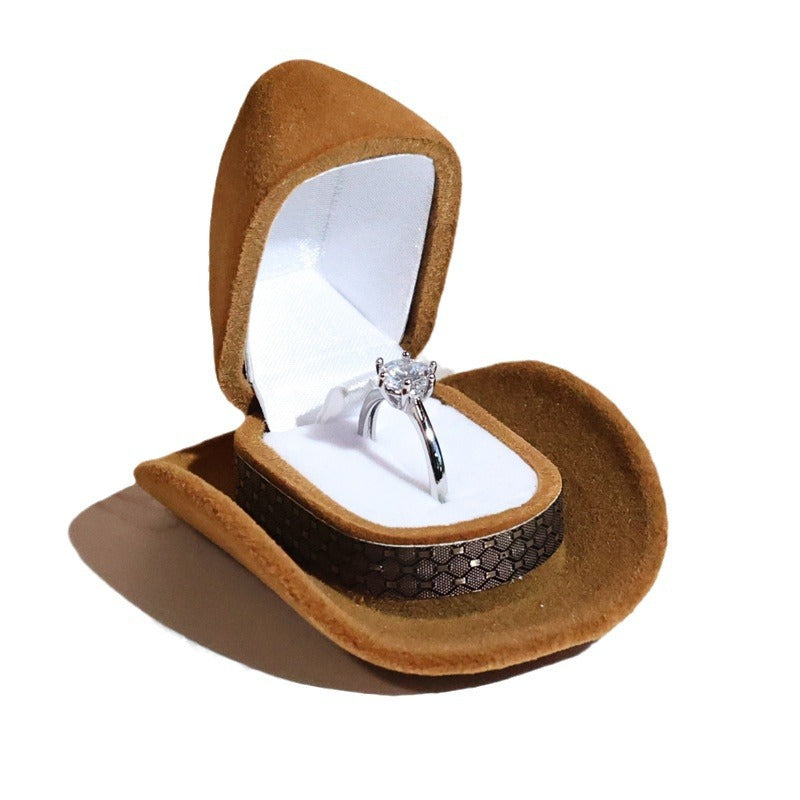 Cowboy Hat Jewelry Gift Box