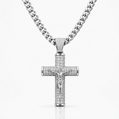 Crucifix Cuban Necklace