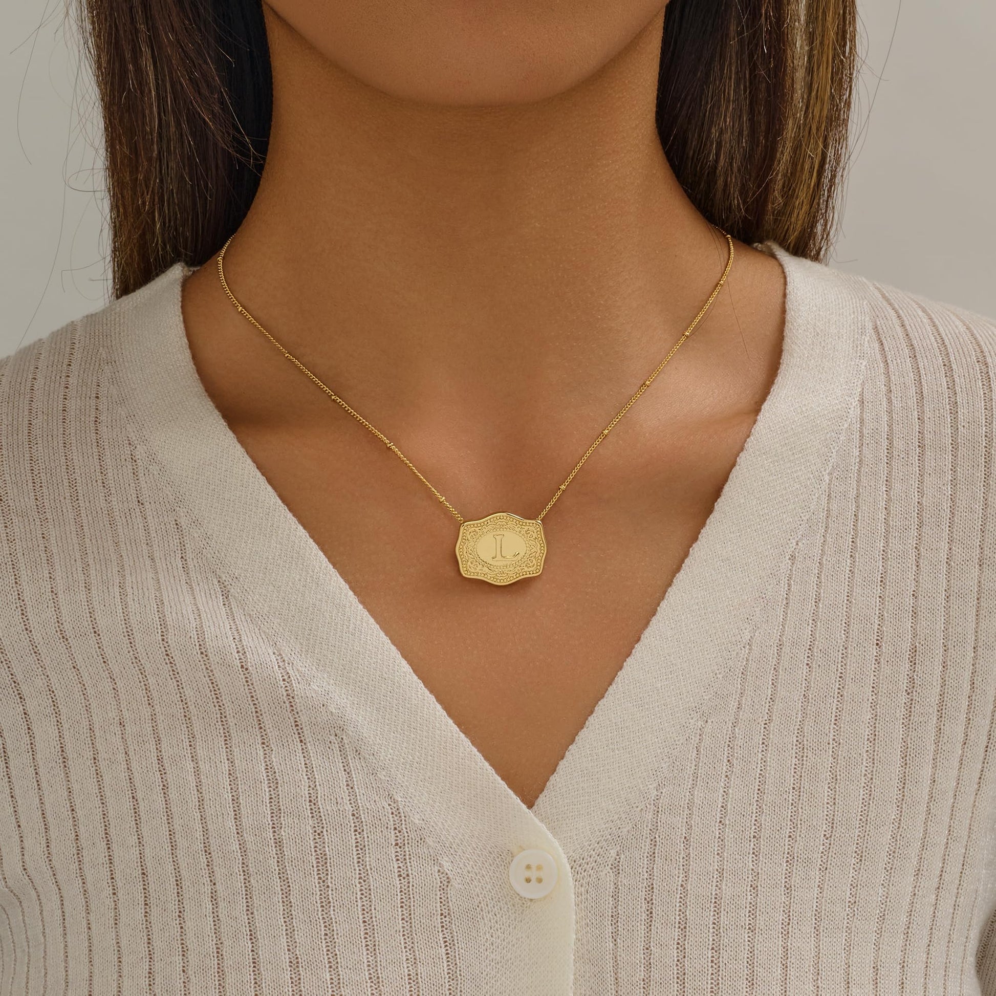 Initial necklace