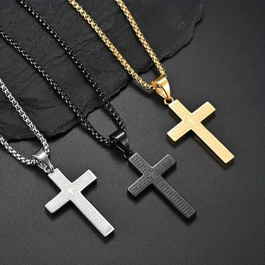 Scripture Cross Necklace