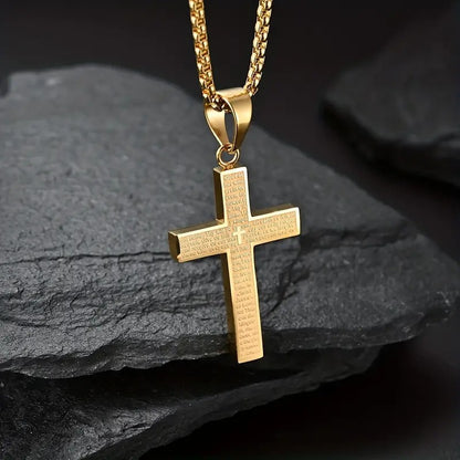 Scripture Cross Necklace