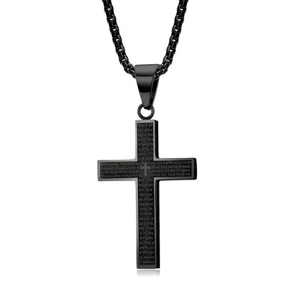 Scripture Cross Necklace