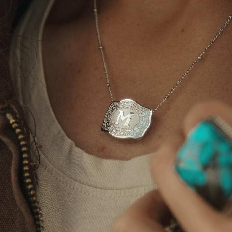 Initial necklace