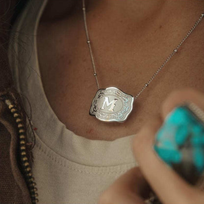Initial necklace