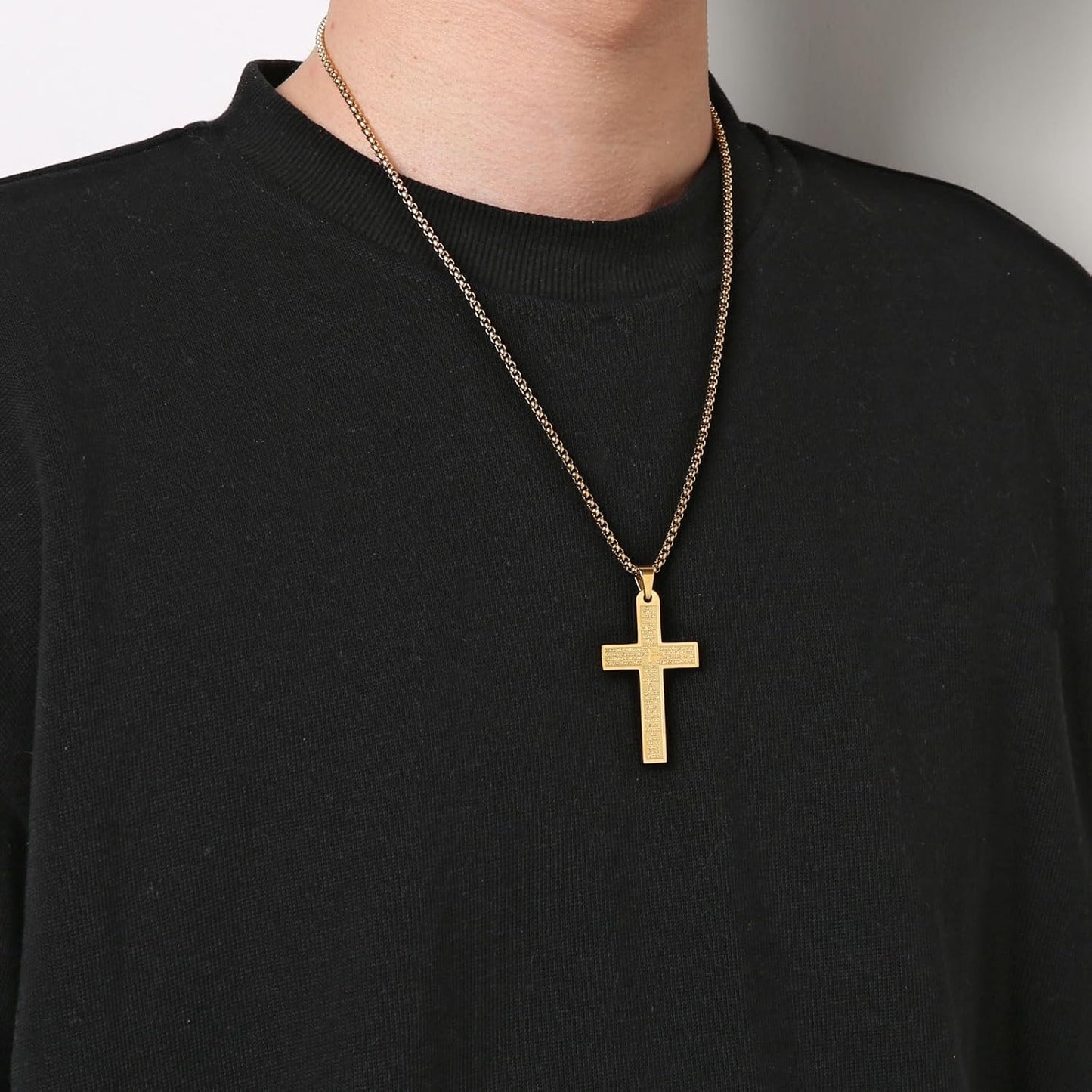 Scripture Cross Necklace