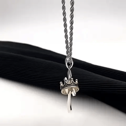 Kingdom Cross & Crown Pendant